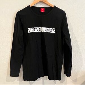T Vancl size large Steve Jobs memorial long sleeve shirt